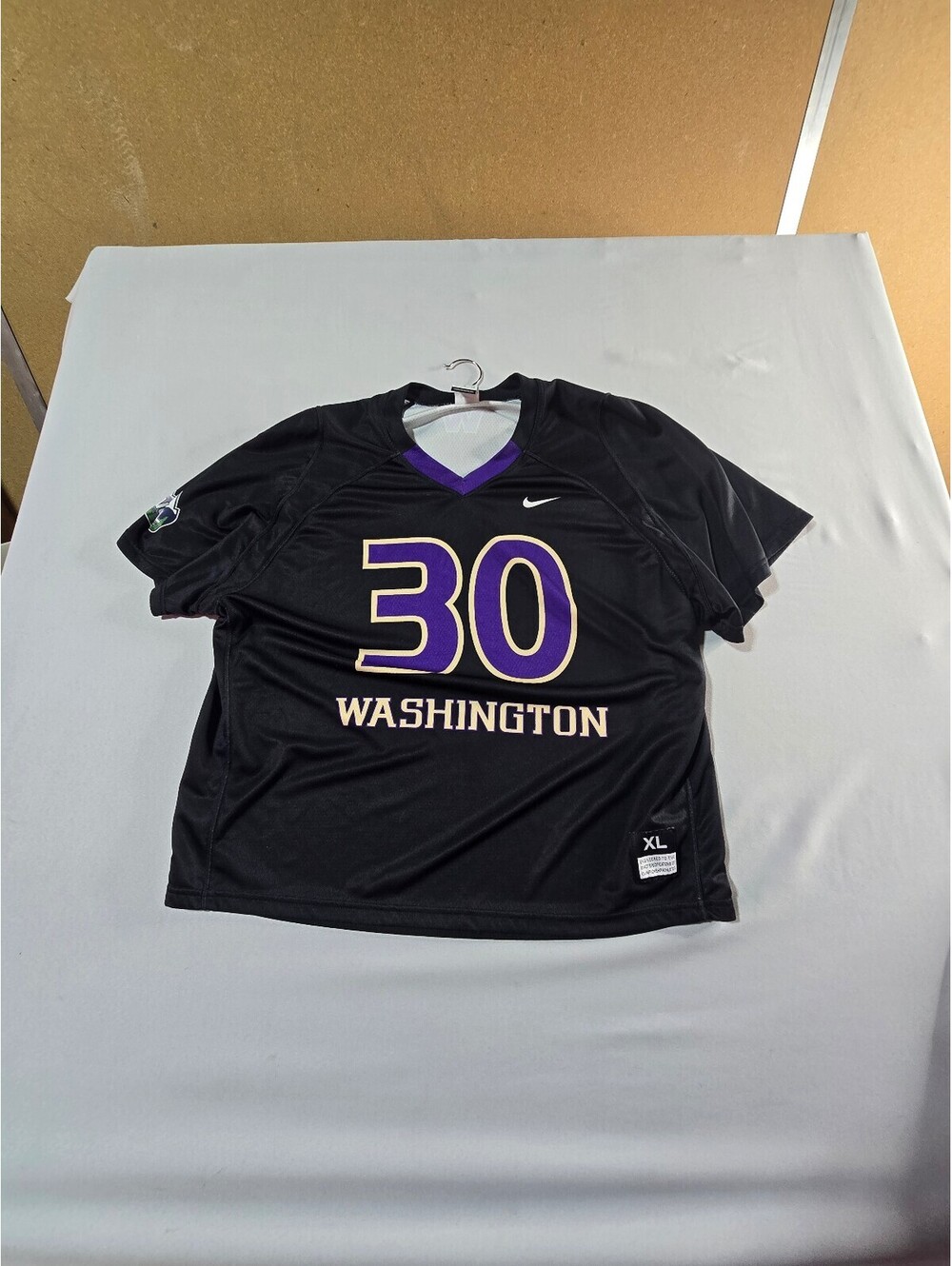 Nike Washington #30 Lacrosse Jersey XL Black Purple